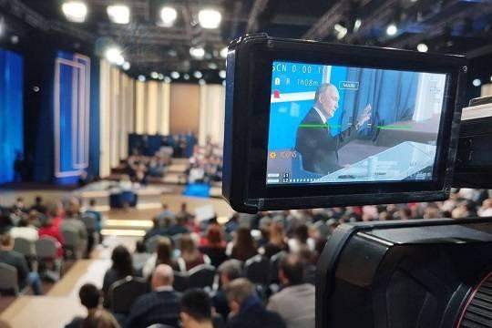 Раскрыто число посмотревших Итоги года с Владимиром Путиным телезрителей