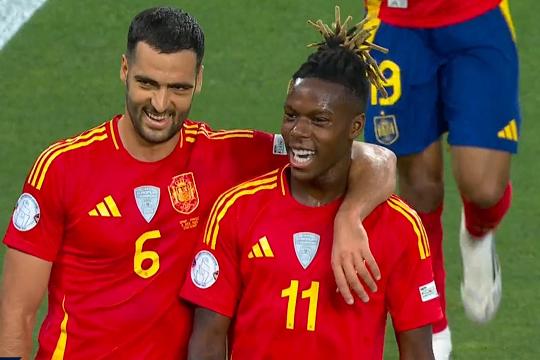 Сборная Испании вышла в финал Лиги наций УЕФА в напряжённом матче с Францией