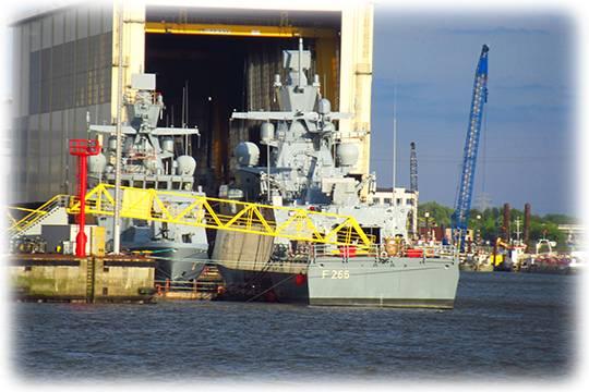 В Греции и Германии арестованы двое рабочих, пытавшихся повредить новый корвет ВМФ Германии